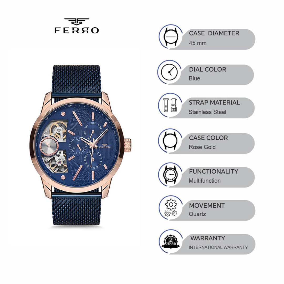 Multifunction Men's Watch - FM1520C-T