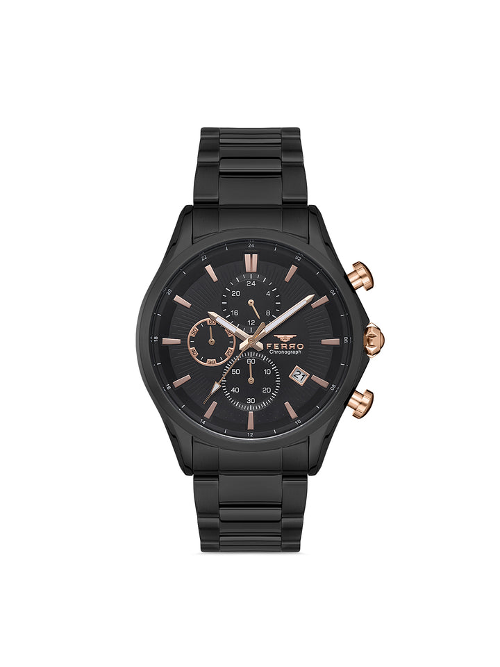 Dual Time & Multifunction Men's Watch - FM1805A-1036-G