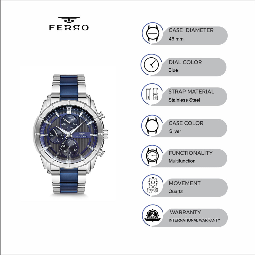 Multifunction Men's Watch - FM1889A-L4