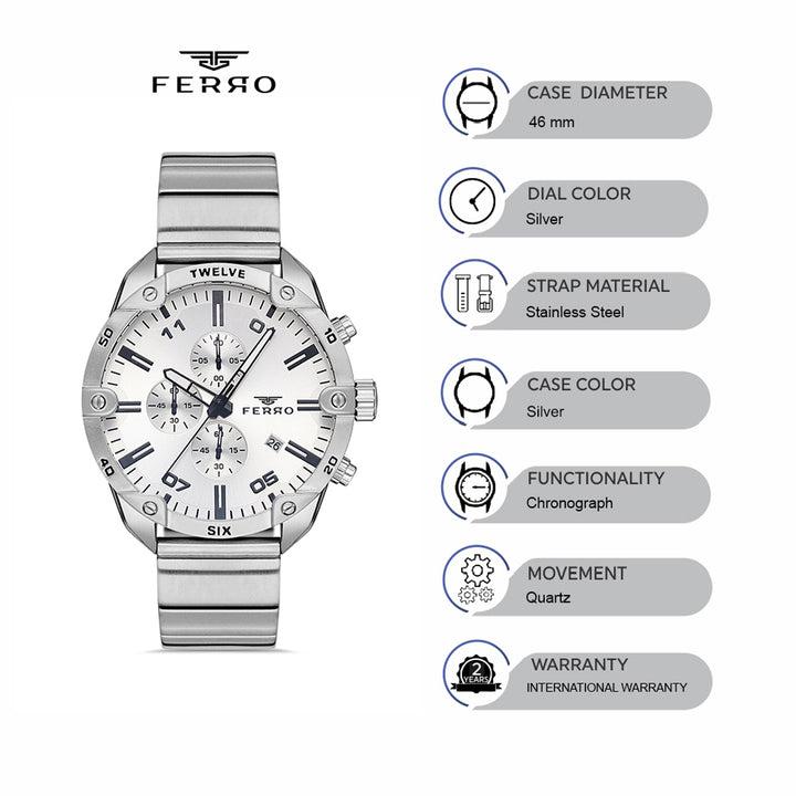 Chronograph with Date Men's Watch - FM40101A-A