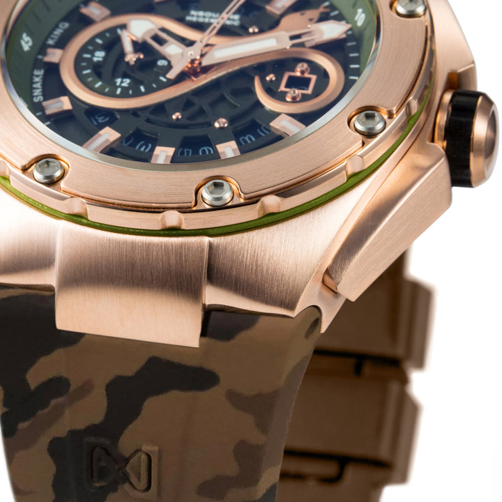 Snakeking Multifunction 21 Jewels Men's Watch - G0471-N10.11 Camo