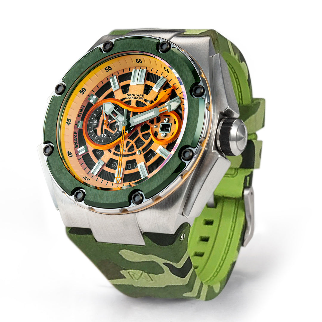 Snakeking Multifunction 21 Jewels Men's Watch - G0471-N10.9 Camo