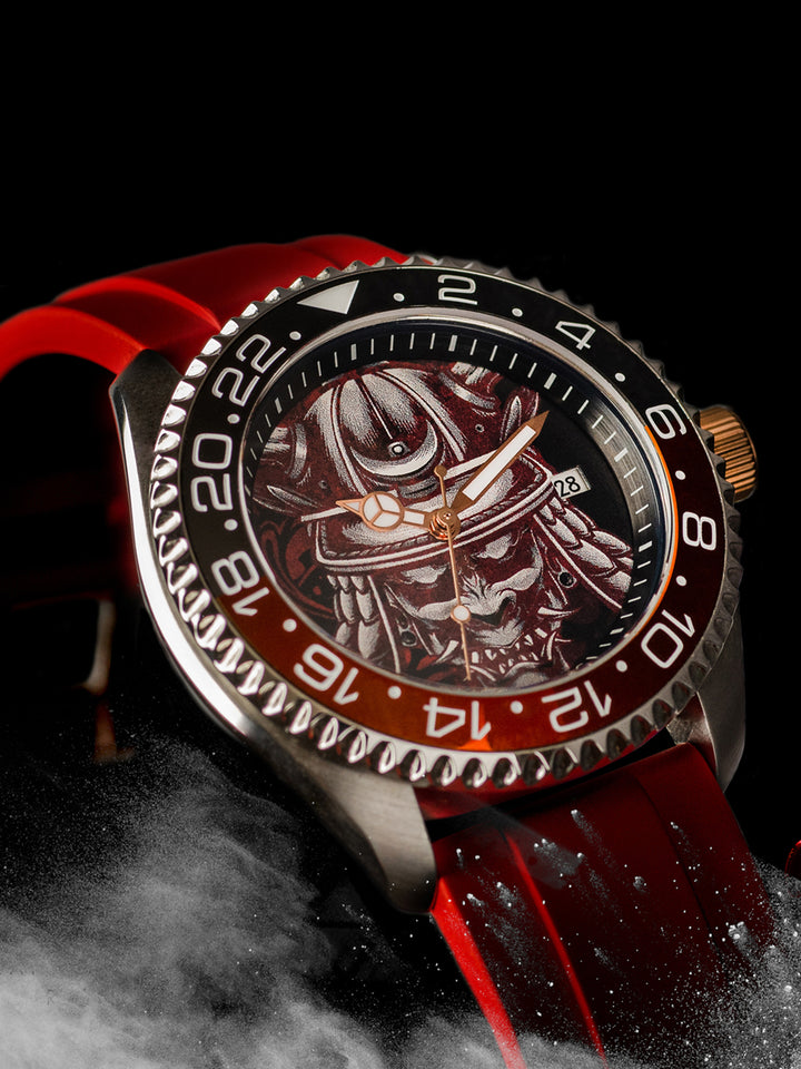 Limited Edition Samuari Automatic Men's Watch -  G 9040 SAM-RED