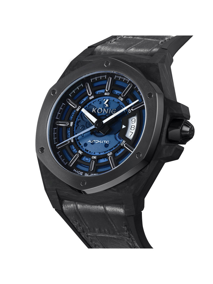 Carbon Automatic Skeleton Men's Watch - K74CB001