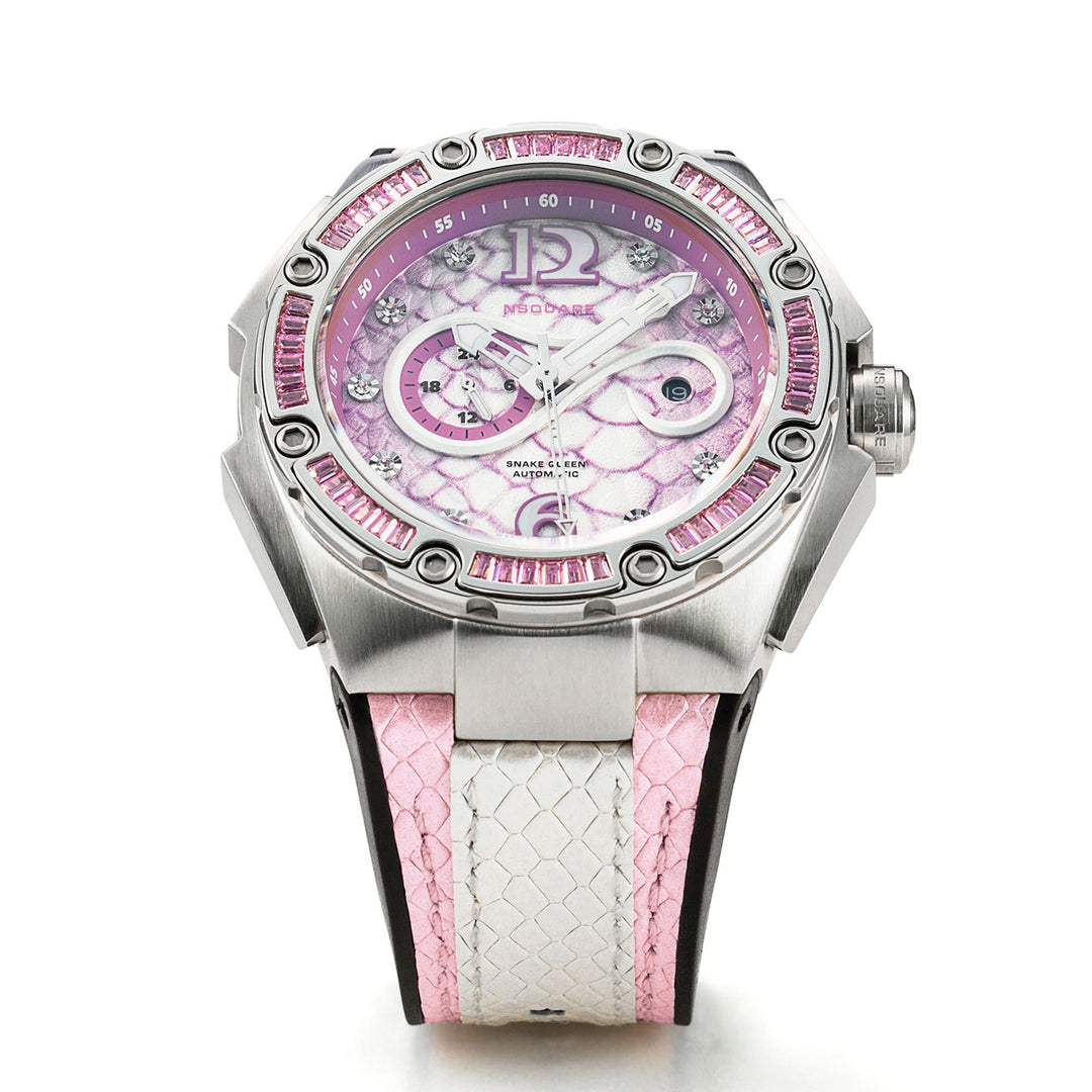 Snakequeen Automatic Swarovski Crystal Women's Watch - L0471-N11.12