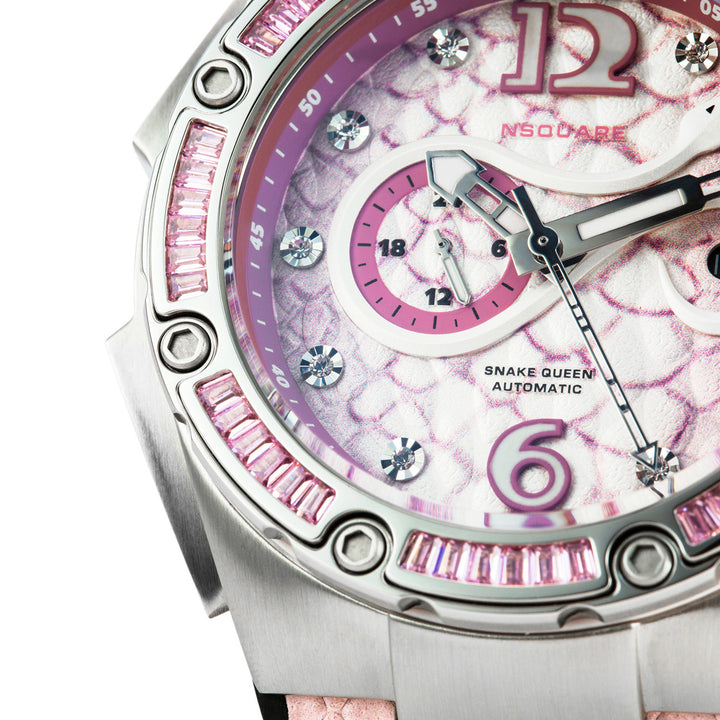 Snakequeen Automatic Swarovski Crystal Women's Watch - L0471-N11.12