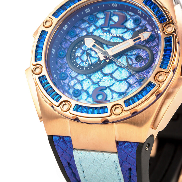 Snakequeen Automatic Swarovski Crystal Women's Watch - L0471-N11.13