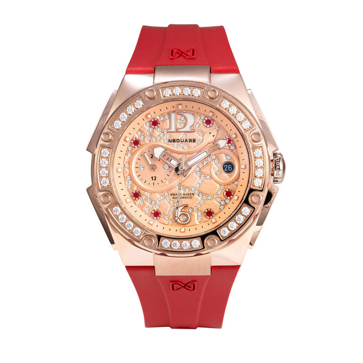 Snakequeen 39 mm Automatic Swarovski Crystal Women's Watch - L0472-N48.6