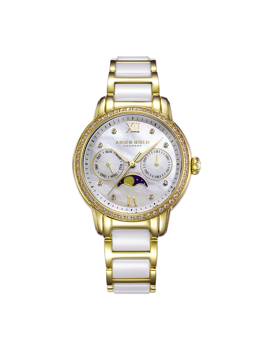 Luna Quartz Women's Watch - L 58010L G-MP