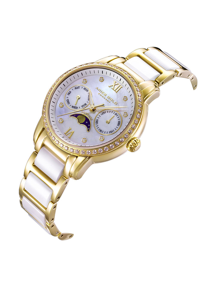 Luna Quartz Women's Watch - L 58010L G-MP