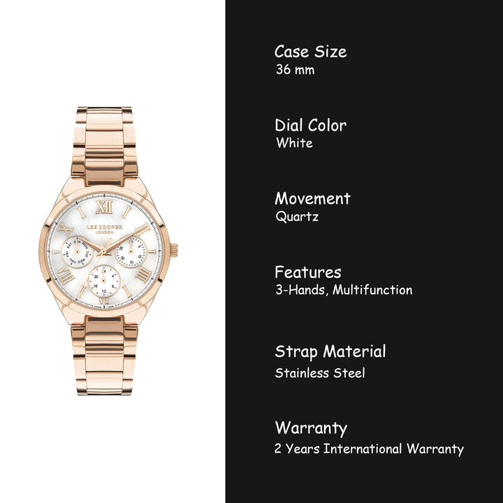 Multifunction MOP Women's Watch - LC07456.420