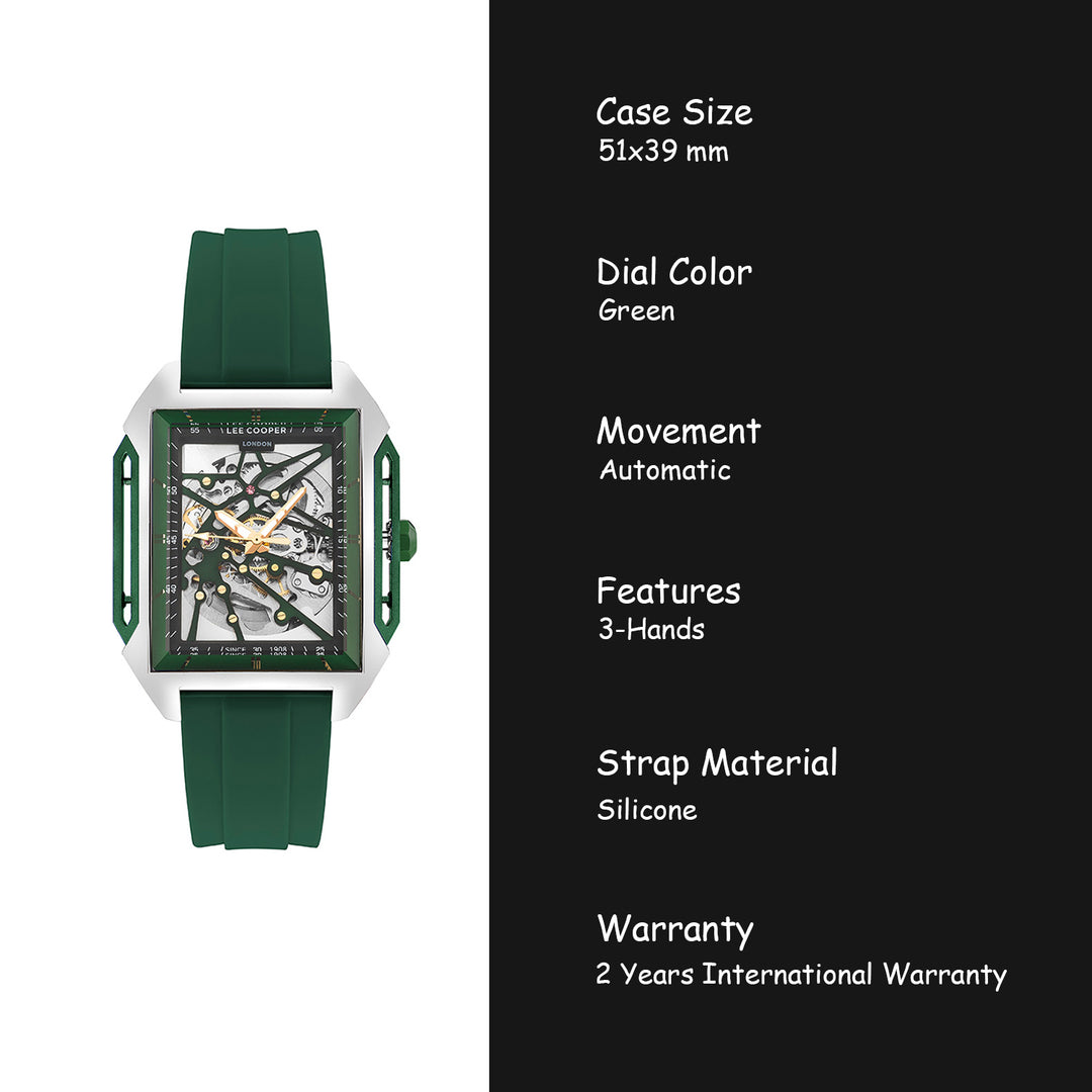 Automatic Skeleton Men's Watch – Bizotico - Main Image