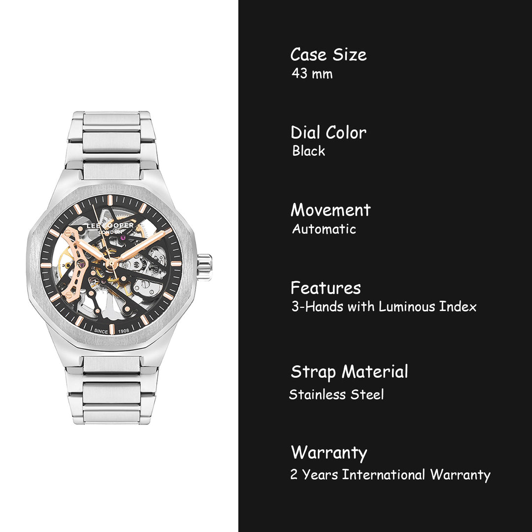 Automatic Skeleton Men's Watch - LC07905.360