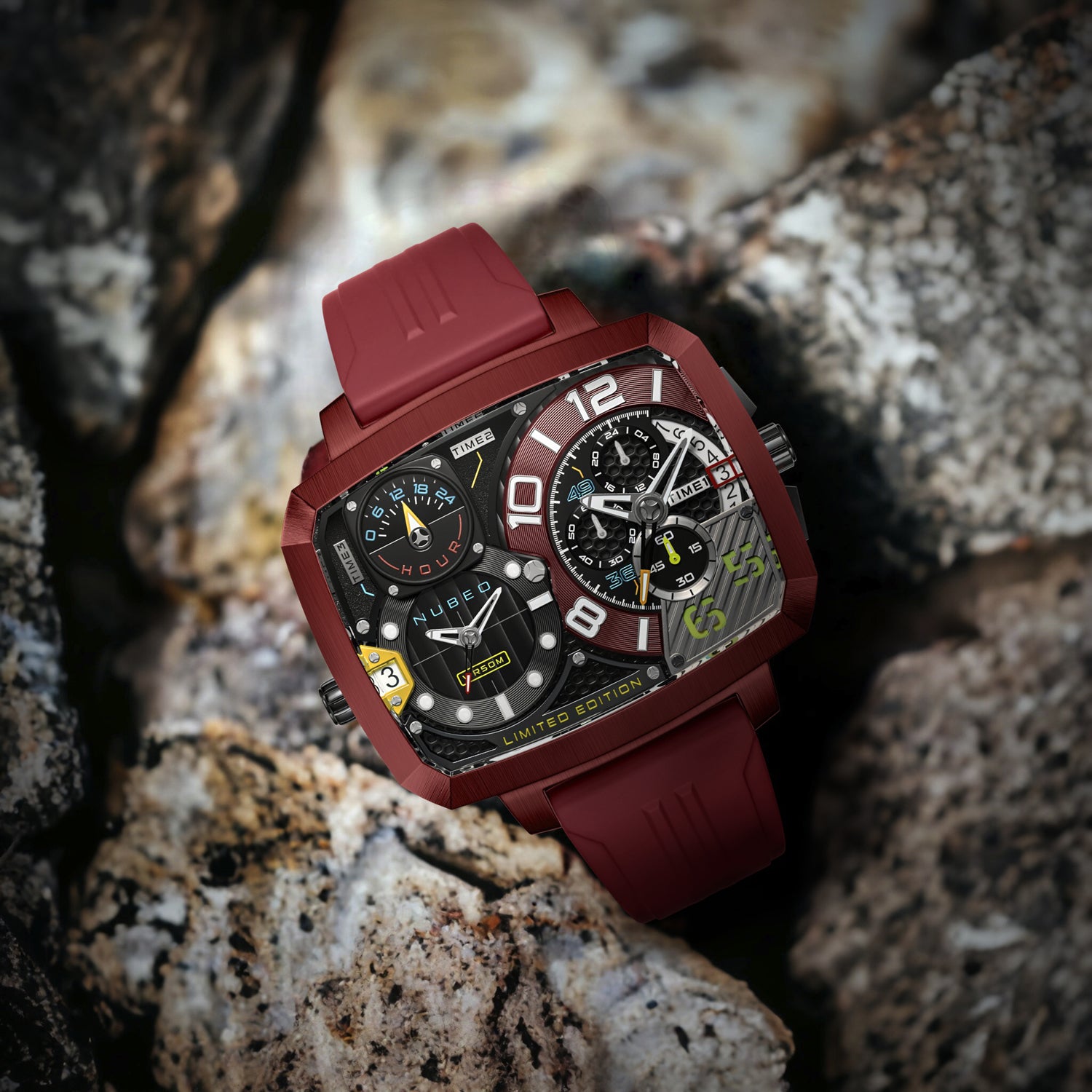 Odyssey Triple Time Zone Chronograph Limited Edition Men's