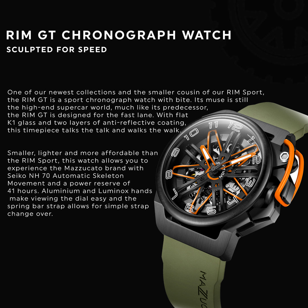 RIM GT Chronograph Men's Watch - GT2-RD