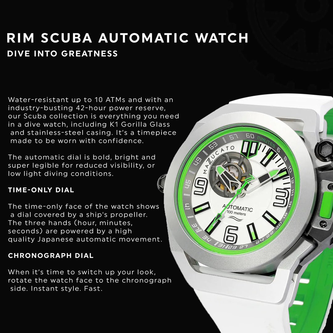 RIM Scuba Automatic Men's Watch - SUB07-WH802