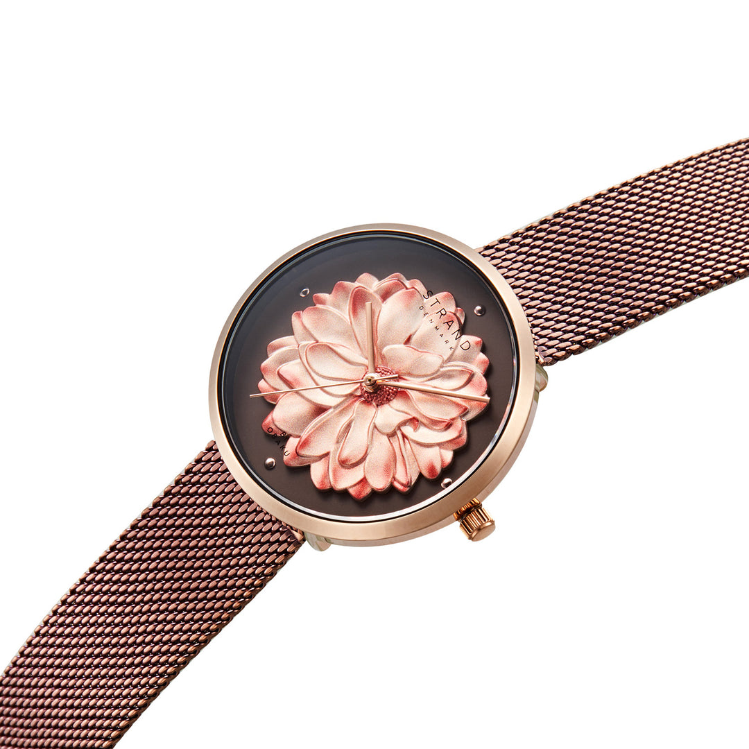 Blossom Walnut Quartz Women's Watch - S700LHVNMN-DF