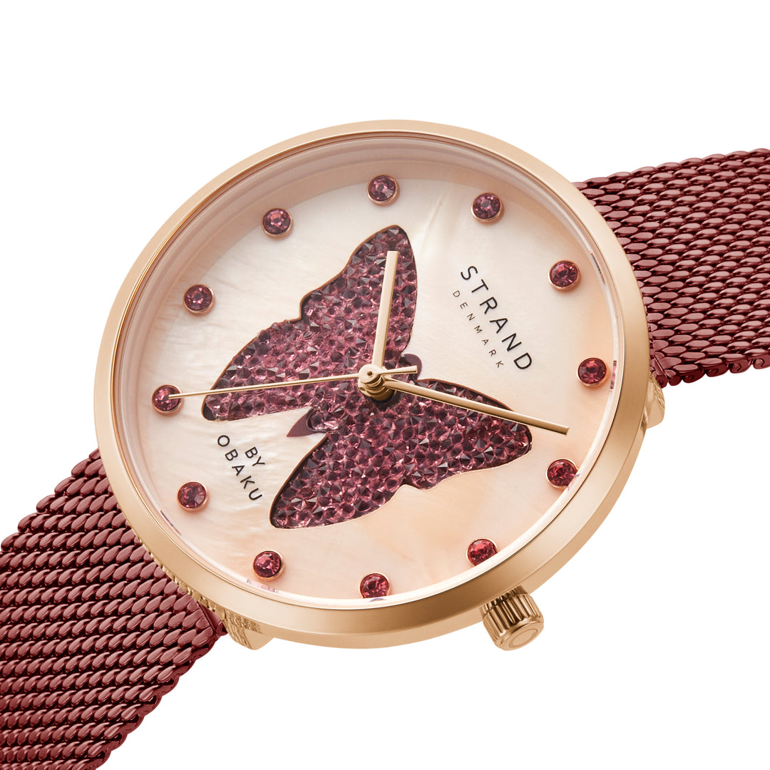 Sparkling Butterfly Quartz Women's Watch - S700LHVVMD-DBD