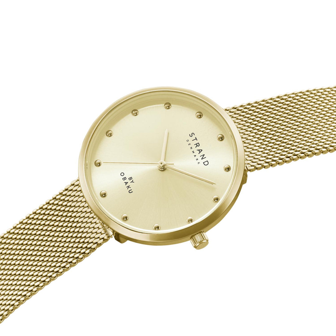 Calista Gold Quartz Women's Watch - S700LXGGMG-DC