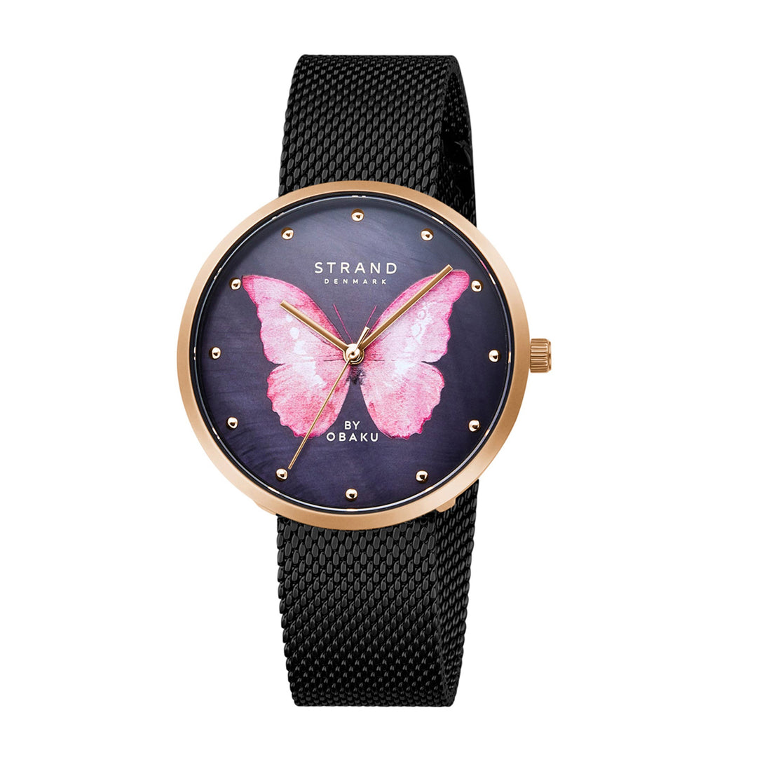 Printed Butterfly Quartz Women's Watch - S700LXVBMB-DBP_A