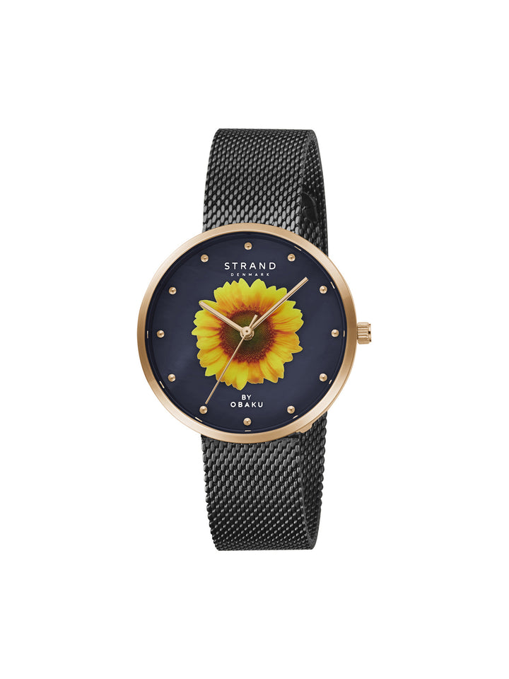 Sunflower Night Quartz Women's Watch - S700LXVBMB-DS