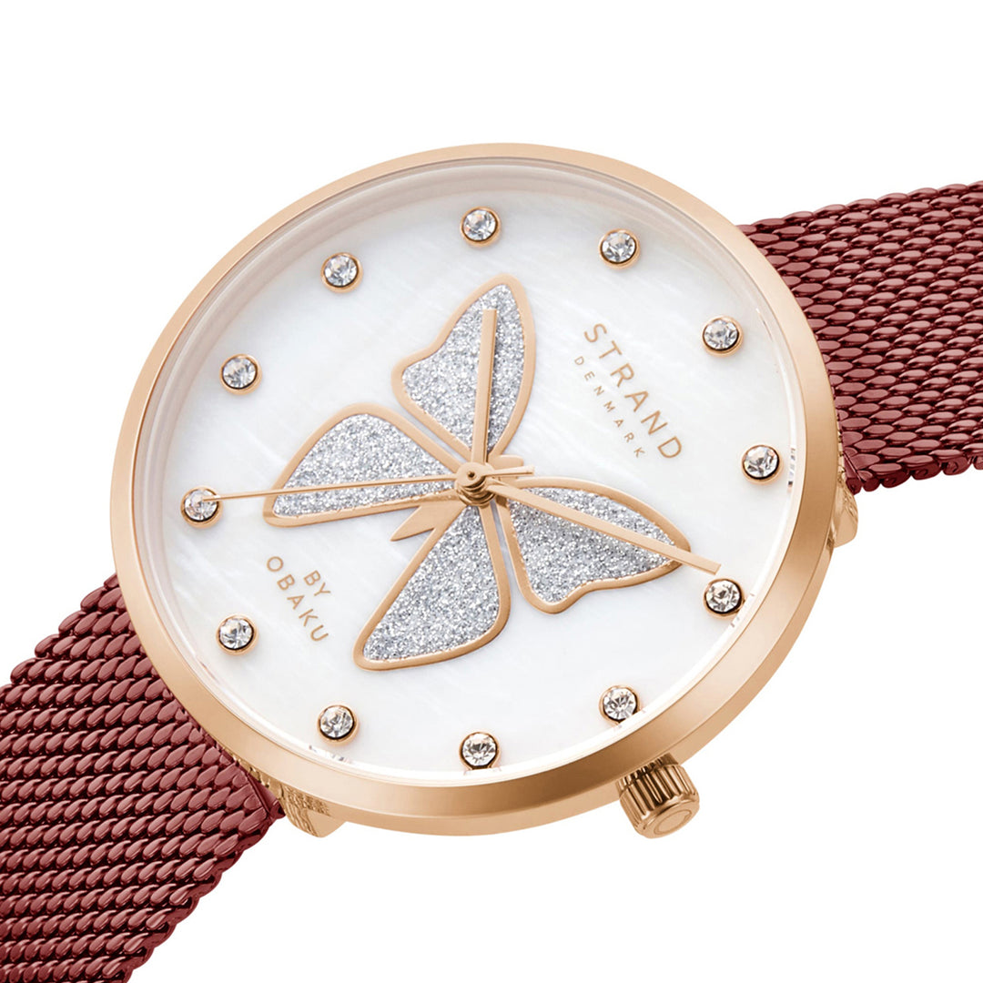 Glitter Butterfly Quartz Women's Watch - S700LXVWMD-DB_A