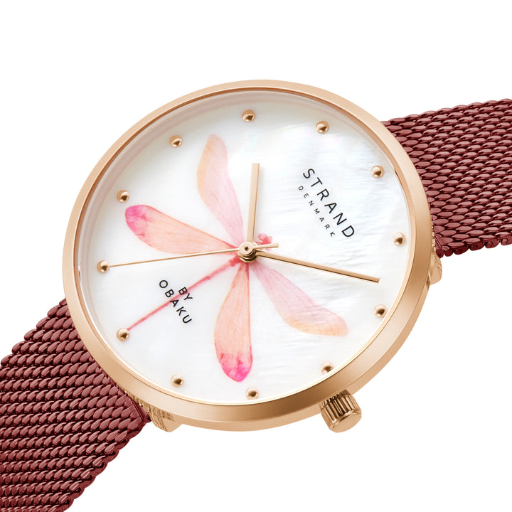 Dragonfly Quartz MOP Women's Watch - S700LXVWMD-DDP