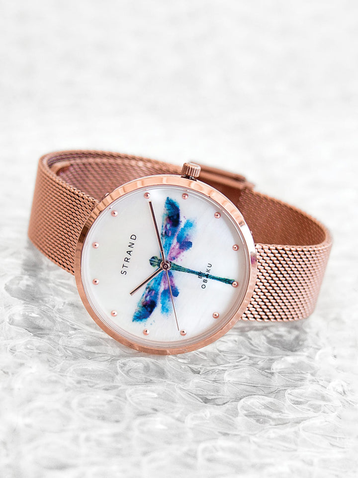 Dragonfly Quartz MOP Women's Watch - S700LXVWMV-DD