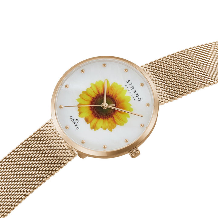 Sunflower Rose Quartz Women's Watch - S700LXVWMV-DS