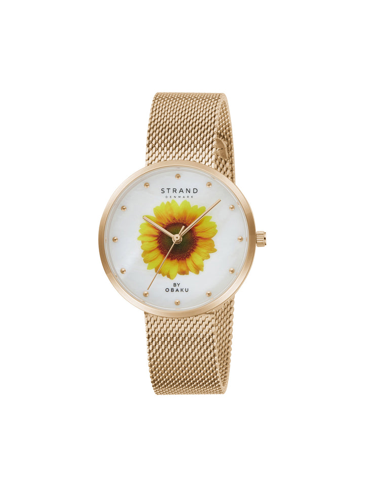 Sunflower Rose Quartz Women's Watch - S700LXVWMV-DS