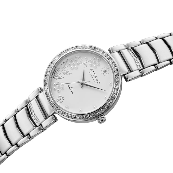 Pearl Brace Quartz Women's Watch - S713LHCWSC