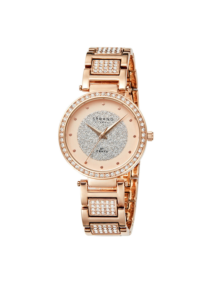 Brooke Rosette Quartz Women's Watch - S713LXVVSV-DB