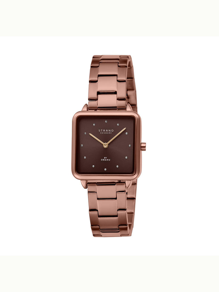 Rim Brown Quartz Women's Watch - S718LXNNSN