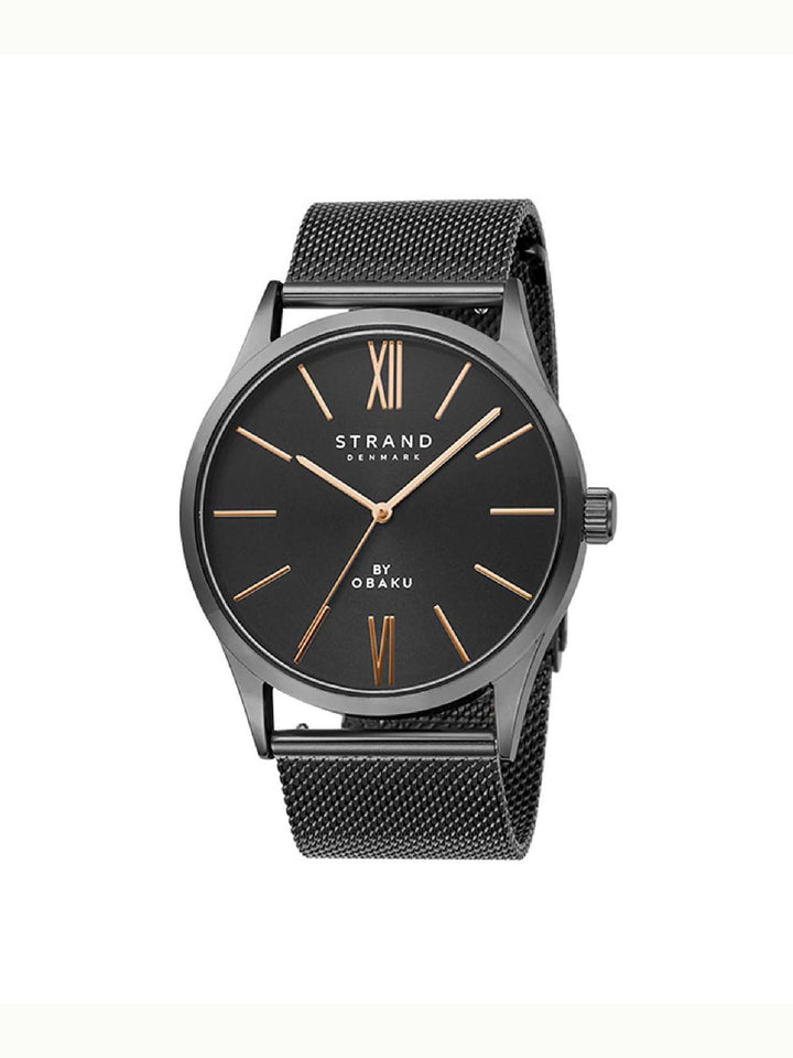 Bradford Charcoal Quartz Men's Watch - S720GXBBMB