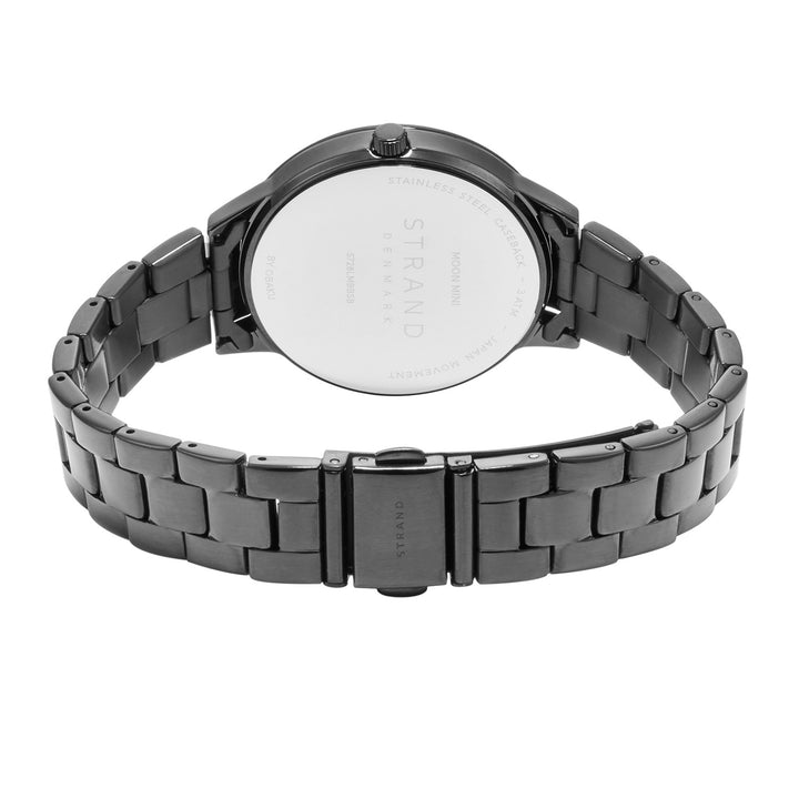 Moon Mini Dark Quartz Women's Watch - S728LMBBSB