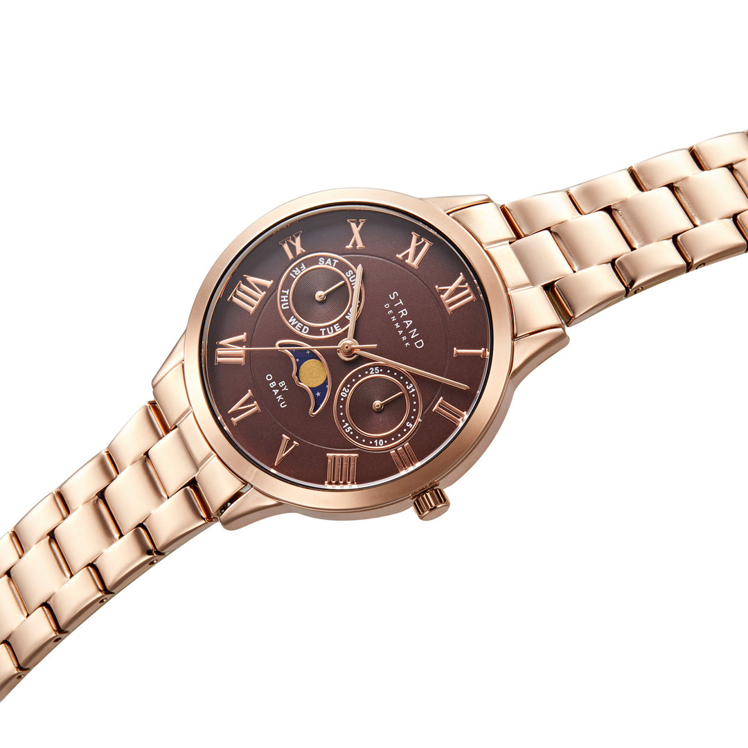 Moon Mini Coffee Quartz Women's Watch - S728LMVNSV