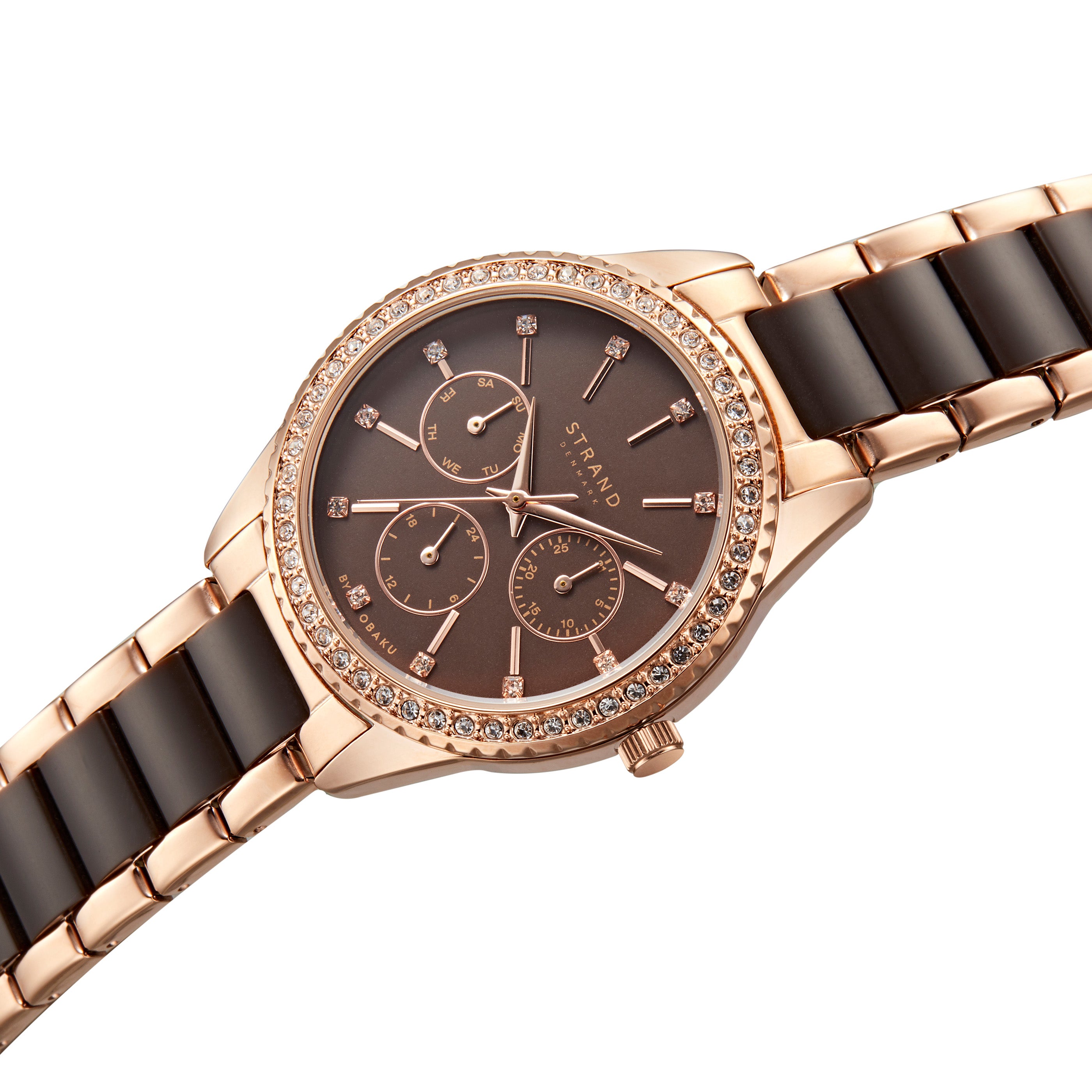 Sandy Coffee Multifunction Women's Watch - S729LMVNSN-MC