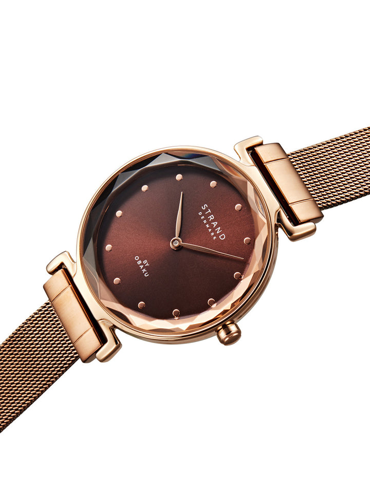 Guava Walnut Quartz Women's Watch - S731LXVNMN