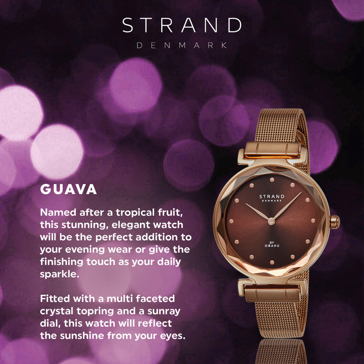 Guava Walnut Quartz Women's Watch - S731LXVNMN