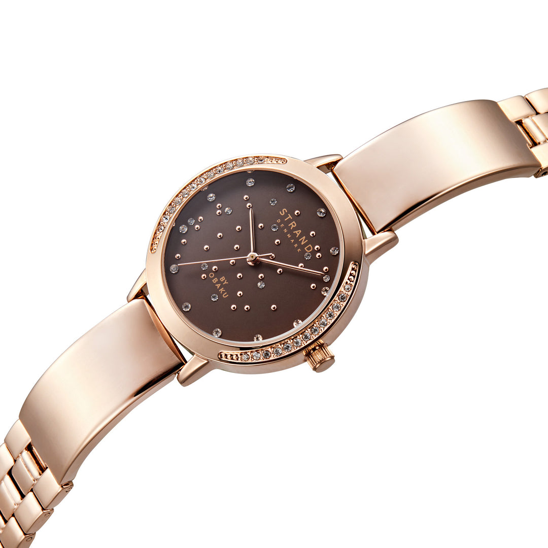 Galaxy Coffee Quartz Women's Watch - S732LHVNSV