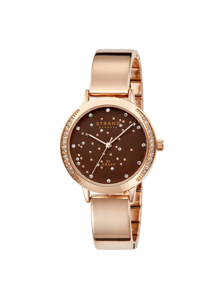 Galaxy Coffee Quartz Women's Watch - S732LHVNSV