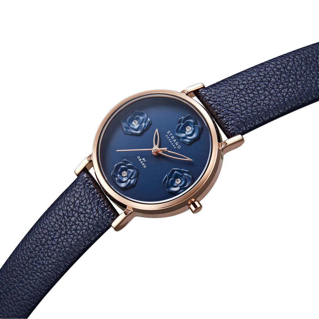 Petal Navy Quartz Women's Watch - S733LXVLVL