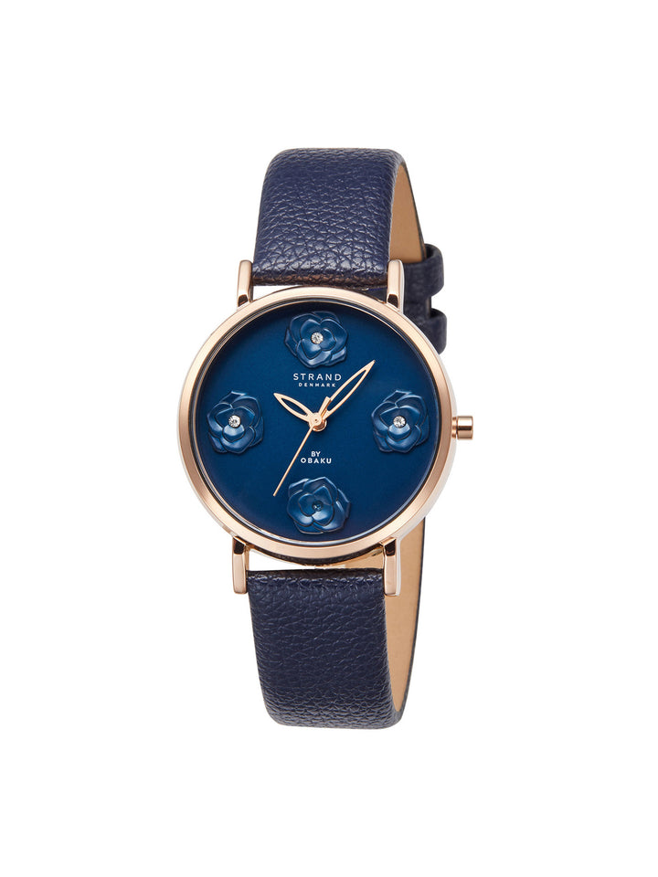 Petal Navy Quartz Women's Watch - S733LXVLVL