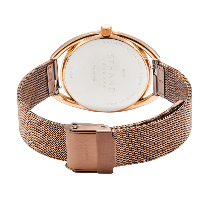 Rose Walnut Quartz Women's Watch - S734LXVNMN