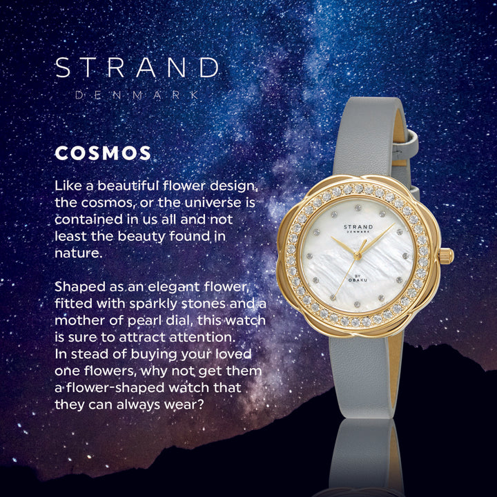 Cosmos Claret Quartz MOP Women's Watch - S735LXGWVJ