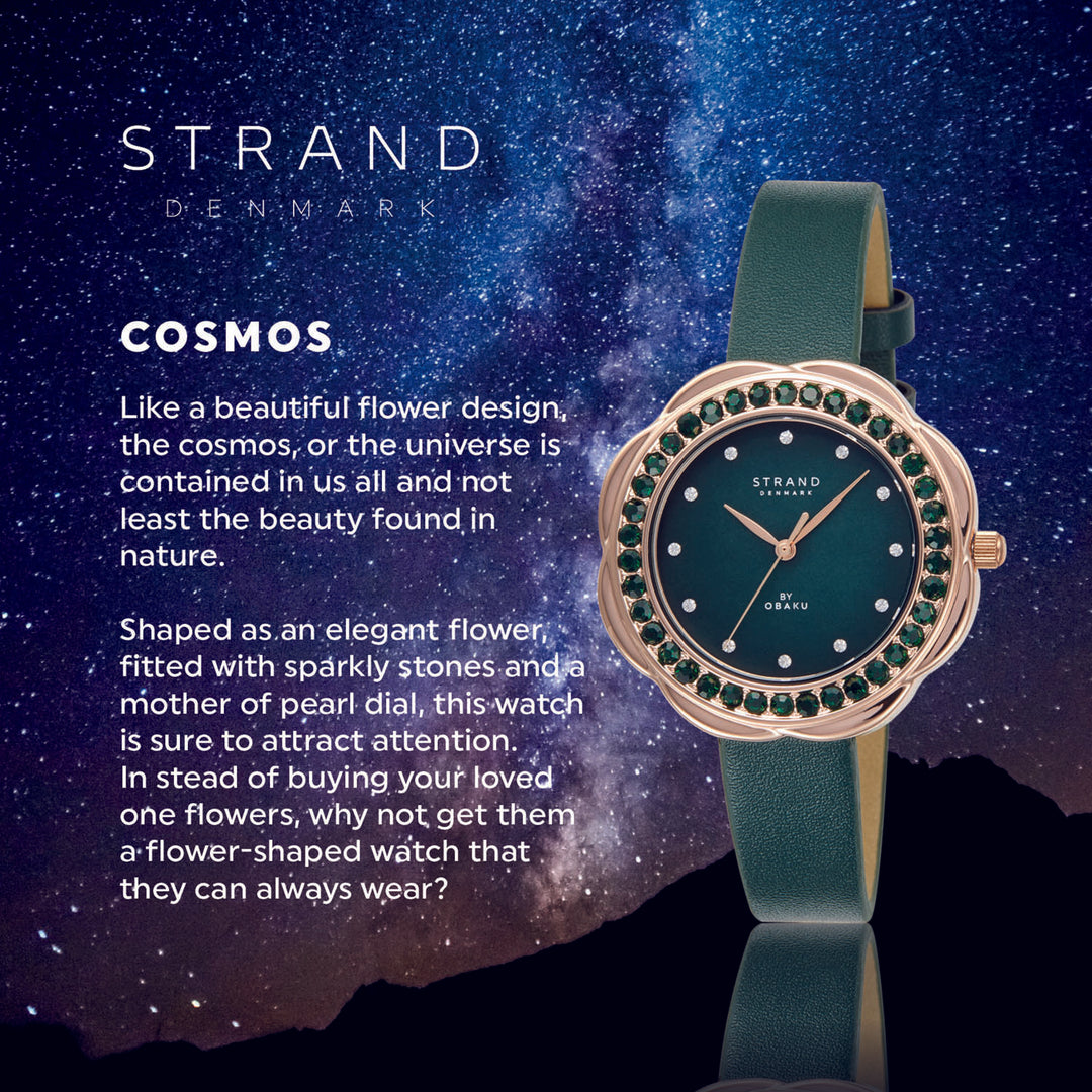 Cosmos Moss Quartz MOP Women's Watch - S735LXVEVE-CSE