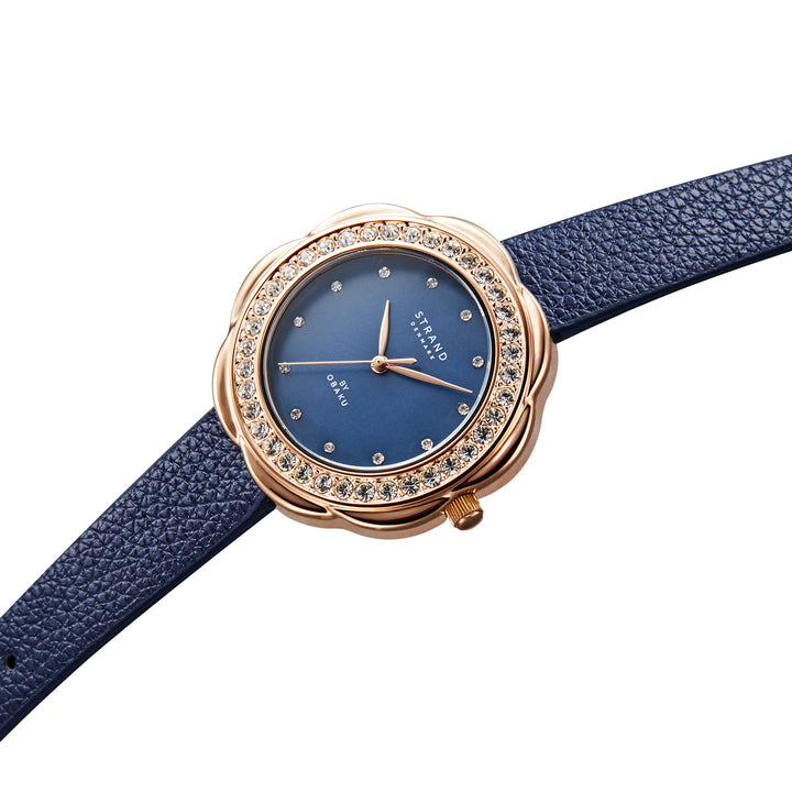 Cosmos Navy Quartz MOP Women's Watch - S735LXVLVL