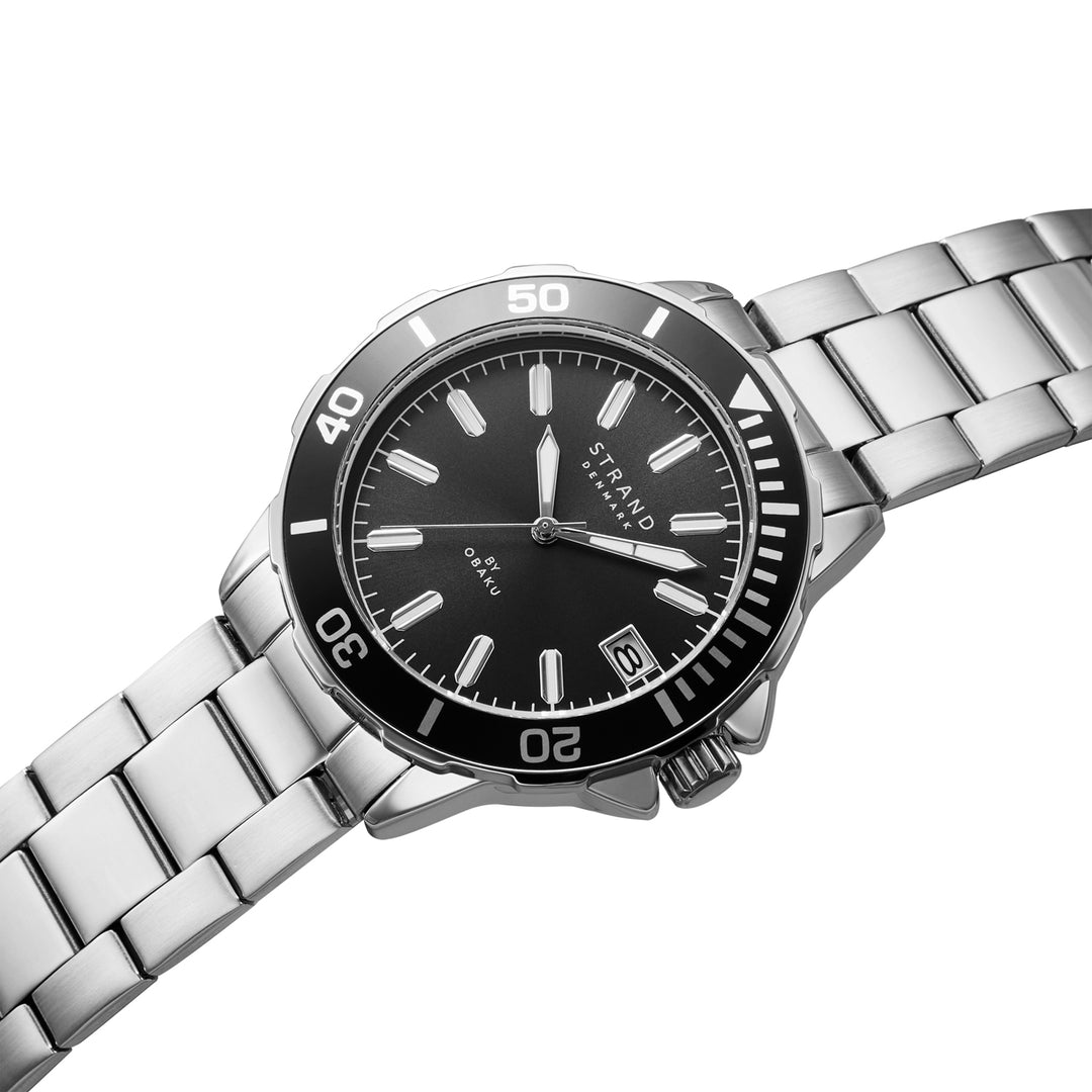 Aberdeen Mini Blacksteel Quartz Women's Watch -  S744LDCBSC