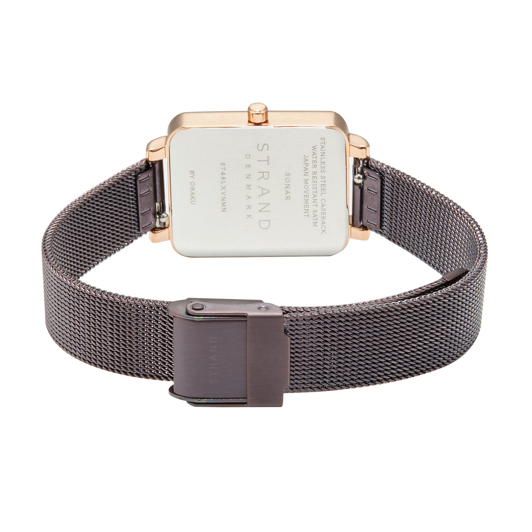 Sonar Walnut Quartz Women's Watch - S748LXVNMN