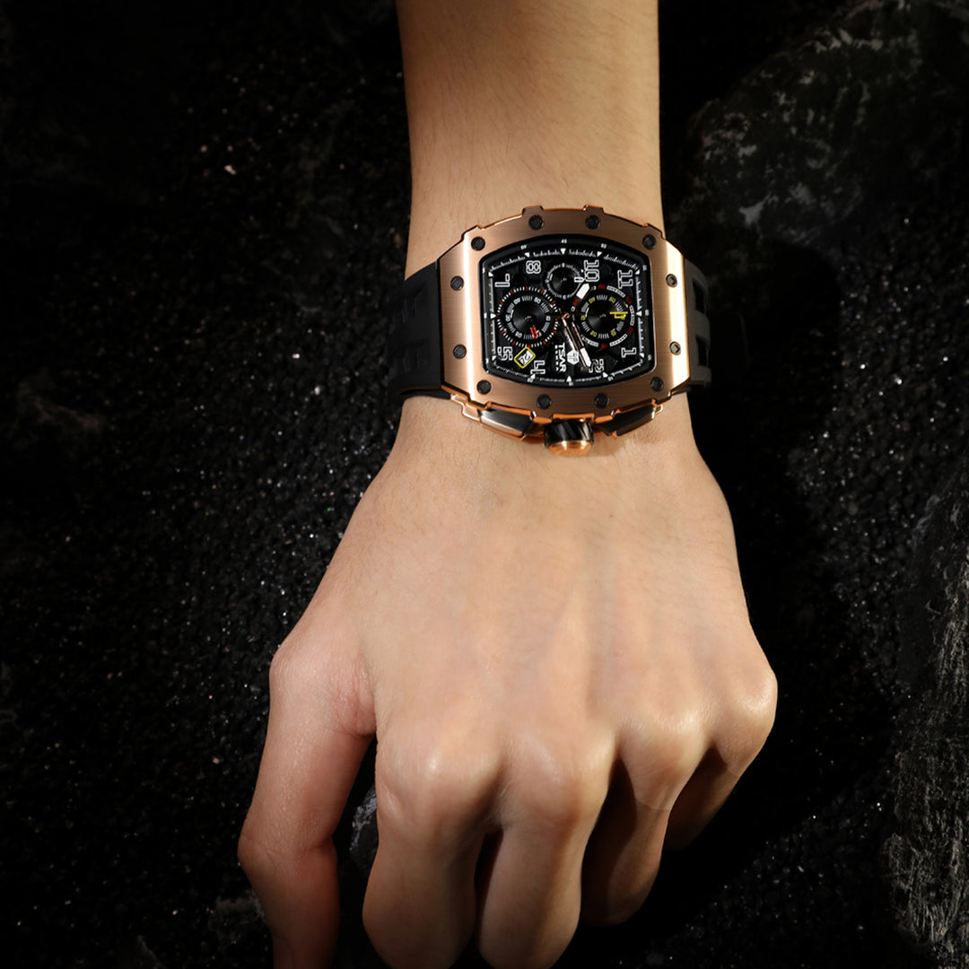 Chronograph Luminous Dial Sapphire Crystal Men's Watch -  TB8204Q-04